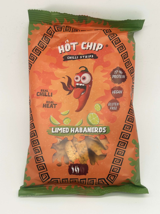 Hot Chip STRIPS Limed Habaneros 80g